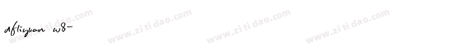 dfliyuan w8字体转换